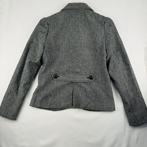 Dark Academia blazer women Lace Small Grey Coupé - Picture 6 of 12